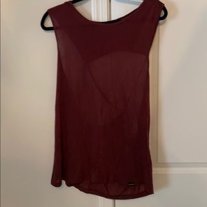 Koral sleeveless top with open back